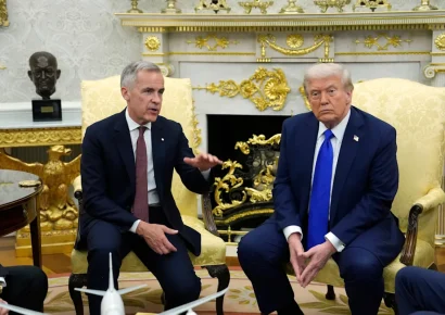 Trump intensifica sus ataques a Carney en medio de la guerra comercial con Canadá