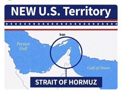 Trump presenta el estrecho de Ormuz como «nuevo» territorio de Estados Unidos