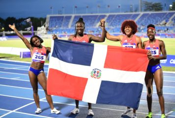Cuarteta femenina de RD rompe récord en 4×100