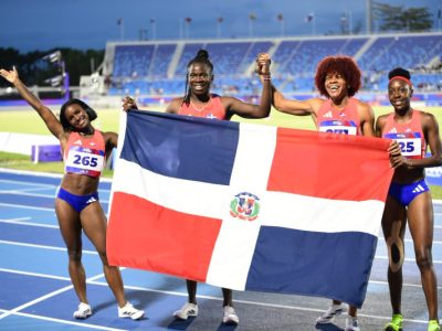 Cuarteta femenina de RD rompe récord en 4×100