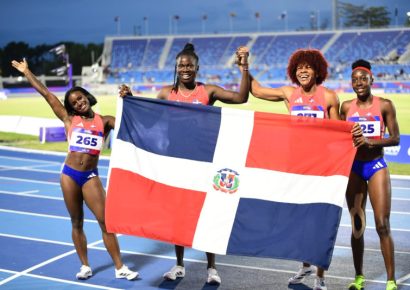 Cuarteta femenina de RD rompe récord en 4×100