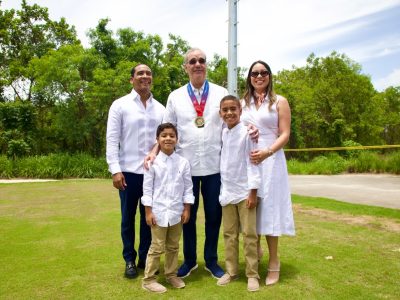 Abinader recibe reconocimiento por éxito de Juegos 2026