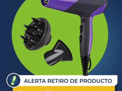 Pro Consumidor alerta: retiran secadores Remington por riesgo eléctrico