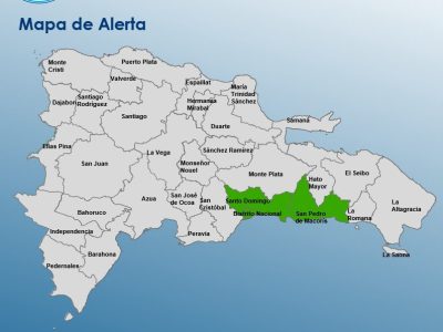 COE emite alerta verde por lluvias en Gran Santo Domingo y SPM