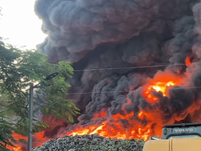 Incendio de gran magnitud afecta vertedero de Cancino Segundo