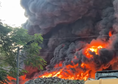 Incendio de gran magnitud afecta vertedero de Cancino Segundo