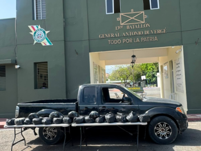 Ejército ocupa cargamento de presunta marihuana en Azua