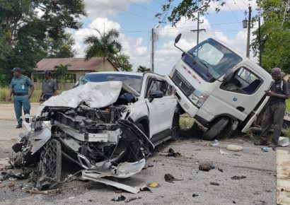 Accidente deja daños materiales sin víctimas en La Romana