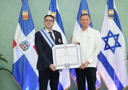 Canciller Roberto Álvarez reconoce labor de embajador israelí tras finalizar misión diplomática en República Dominicana