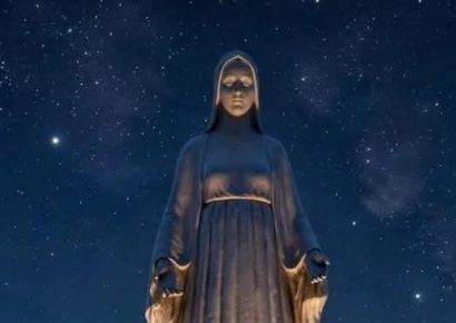 La estatua de la Virgen María más alta de Europa, de 55,6 metros, se alza en un pequeño pueblo de Polonia