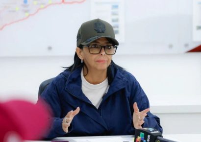 Delcy Rodríguez activa Protección Civil por lluvias en Caracas