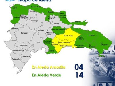 COE eleva a 18 provincias bajo alerta por onda tropical