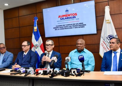 Gobierno anuncia aumento de 20 % al salario mínimo de trabajadores de la construcción
