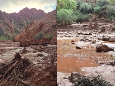 Inundación repentina en el Gran Cañón de Estados Unidos deja dos muertos y 15 desaparecidos