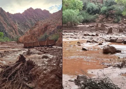 Inundación repentina en el Gran Cañón de Estados Unidos deja dos muertos y 15 desaparecidos