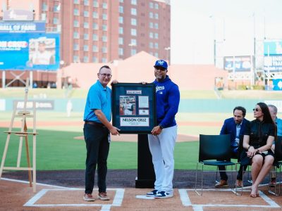 Nelson Cruz ingresa al Salón de la Fama del Béisbol Triple-A de Oklahoma City