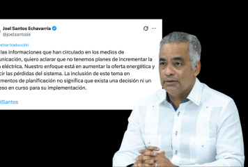 Joel Santos aclara que no habrá alza en tarifa eléctrica
