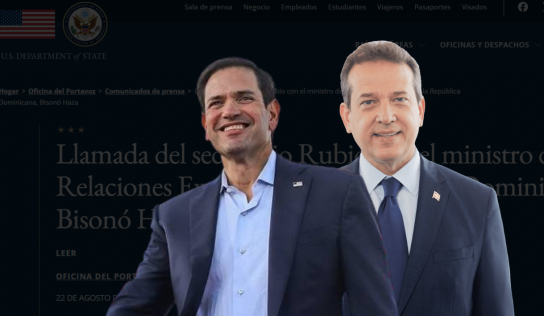 Rubio felicita a Bisonó y refuerza alianza RD–EE.UU.
