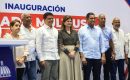 Raquel Peña entrega techado en Club Plaza Independencia