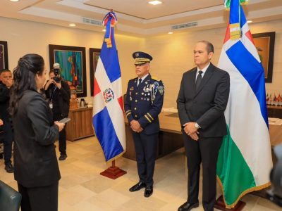 Ministra Faride Raful encabeza toma de posesión del nuevo director de la Policía Nacional