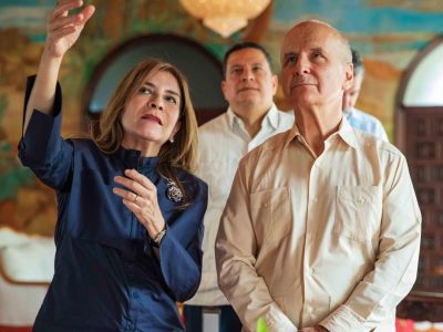 Expresidente de Costa Rica valora gestión de Carolina Mejía en Santo Domingo