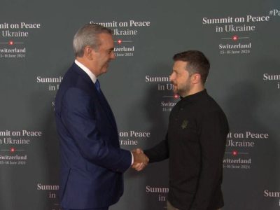 Zelenski agradece a Abinader por respaldo a Ucrania durante aniversario de su independencia