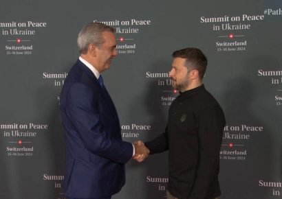 Zelenski agradece a Abinader por respaldo a Ucrania durante aniversario de su independencia