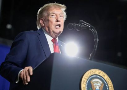 Trump presume de su popularidad y asegura estar seis veces por encima de Lincoln y Washington