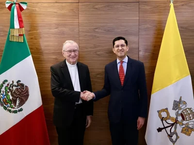 Cancillería mexicana recibe al secretario de Estado del Vaticano para fortalecer la agenda bilateral