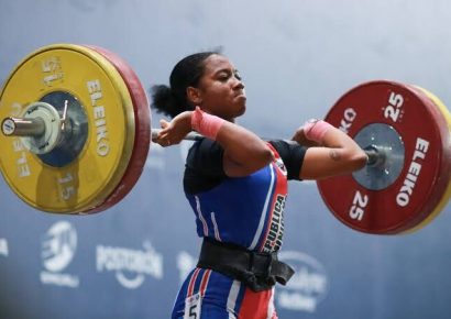 Dahiana Ortiz da oro en halterofilia 48 kg
