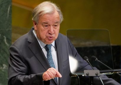 El secretario general de la ONU, António Guterres pide romper el ciclo entre guerras y hambre: «No hay tiempo que perder»
