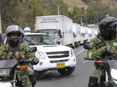 Colombia recibe 640 toneladas de ayuda, pero rechaza brigadistas mexicanos