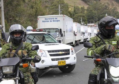 Colombia recibe 640 toneladas de ayuda, pero rechaza brigadistas mexicanos