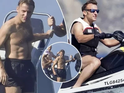 Macron recibe críticas por sus vacaciones en moto acuática en plena ola de calor e incendios forestales en Francia