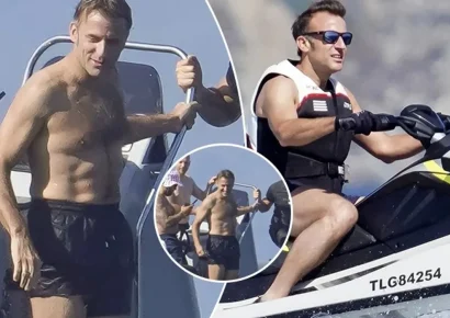 Macron recibe críticas por sus vacaciones en moto acuática en plena ola de calor e incendios forestales en Francia