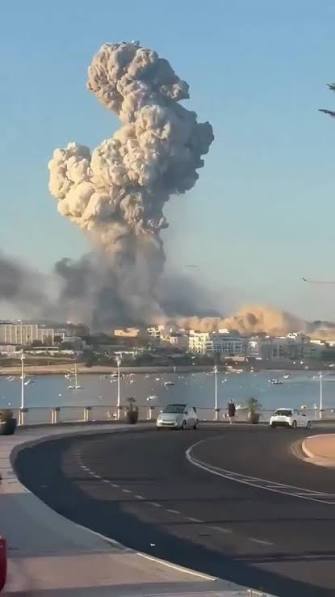 Incendio en planta de explosivos cerca de Roma sin heridos