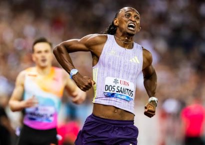 Alison Dos Santos rompe récord mundial en 400m vallas