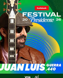Juan Luis Guerra se suma al Festival Presidente 2026