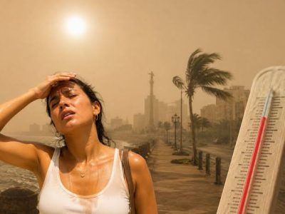 Onda tropical y polvo del Sahara marcarán el clima del sábado