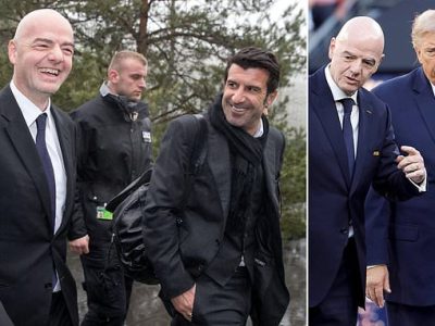 Luis Figo pide la renuncia de Gianni Infantino, presidente de la FIFA