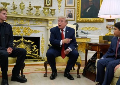 Trump recibe en la Casa Blanca al joven socorrista Ryder Williams