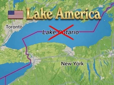 Google Maps cambia el nombre del Lago Ontario por Lago América para usuarios de Estados Unidos