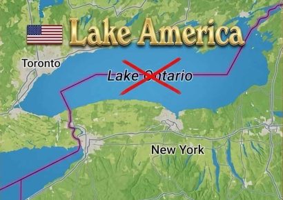 Google Maps cambia el nombre del Lago Ontario por Lago América para usuarios de Estados Unidos