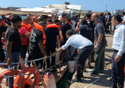 Zozobra ferry con 270 personas frente a las costas del norte de Chipre