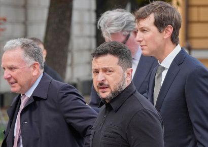 Zelenski inicia negociaciones con enviados de Trump en Kiev