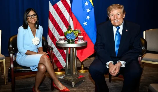 Trump confirma que habló de elecciones y petróleo con Delcy Rodríguez en reunión en Nueva York