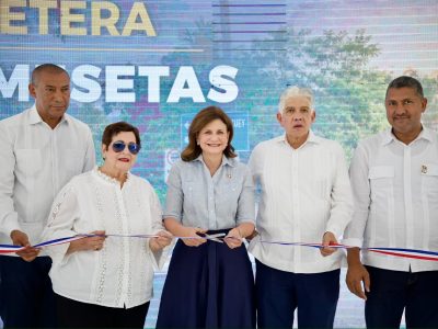 Vicepresidenta Raquel Peña inaugura carretera Las Mesetas y resalta impulso al desarrollo de El Seibo