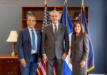Abinader y gobernadora Hochul estrechan vínculos entre RD y Nueva York para fortalecer la gestión de emergencias