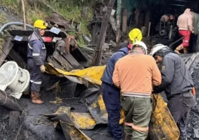 Explosión en mina de carbón deja cuatro muertos en Santander, Colombia