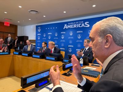 Presidente Abinader participa en encuentro del Escudo de las Américas encabezado por Trump